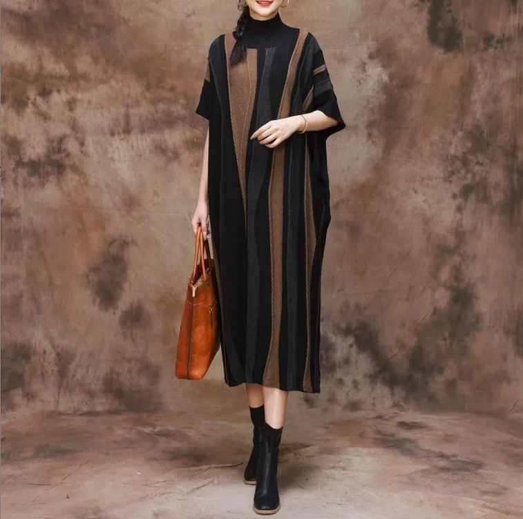 【1-100按照编码下单】时尚春秋连衣裙宽松显瘦大码女装