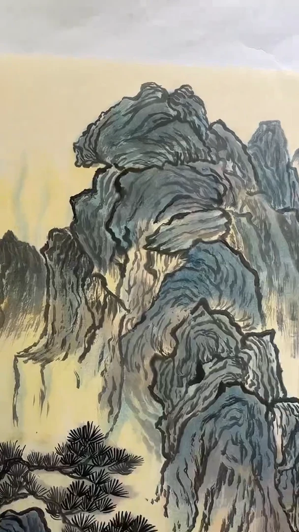 国画陈京广手绘绘画作品21-5
