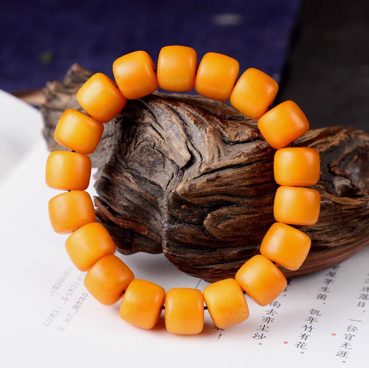 菩提珠深黄色手串LQ391