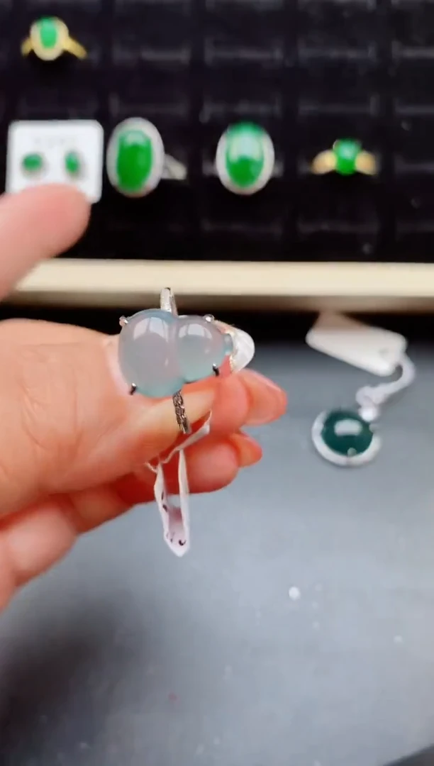 【闪购商品】翡翠戒指银S925镶嵌1212