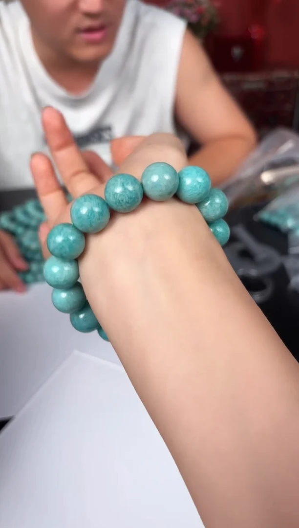 手链未镶嵌天河石奶爸专属天河石14mm手链手串多样性发货