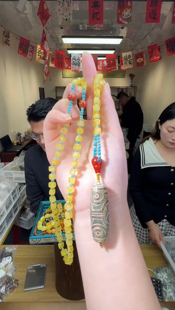 琥珀颈饰未镶嵌多样性发一件 460