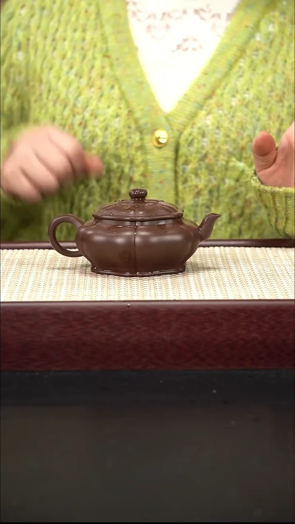 茶壶紫砂拼紫泥 葵仿古