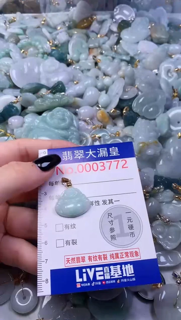 颈饰未镶嵌翡翠3772
