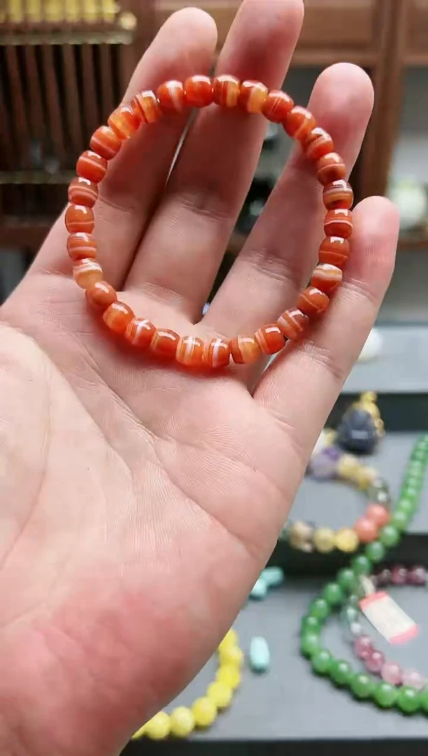 【闪购商品】南红玛瑙手串未镶嵌南红手串*1 LX