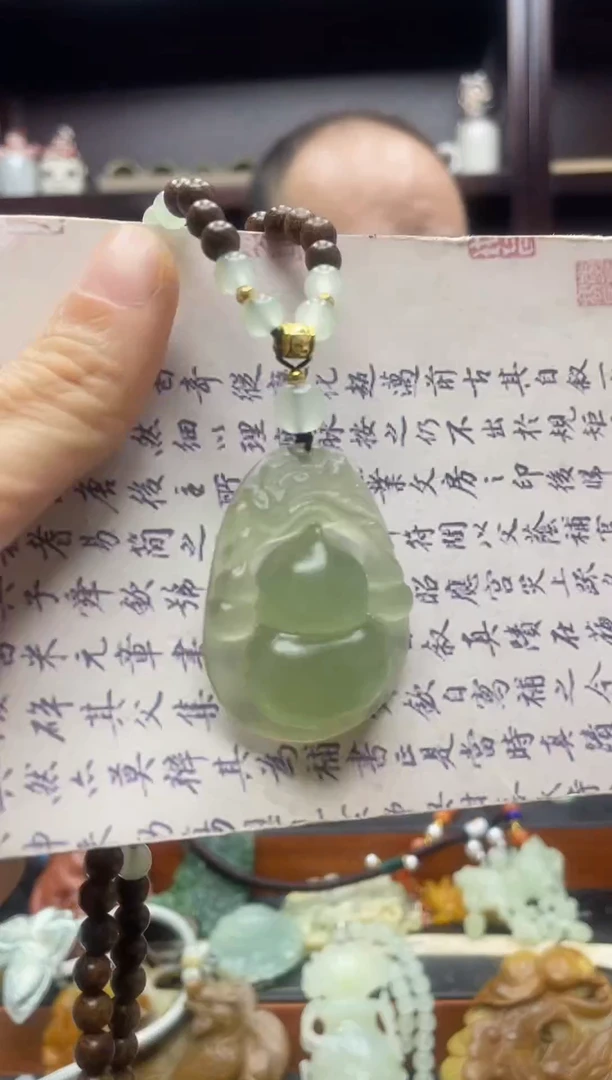 未镶嵌岫玉吊坠多样性发*货拍一发一