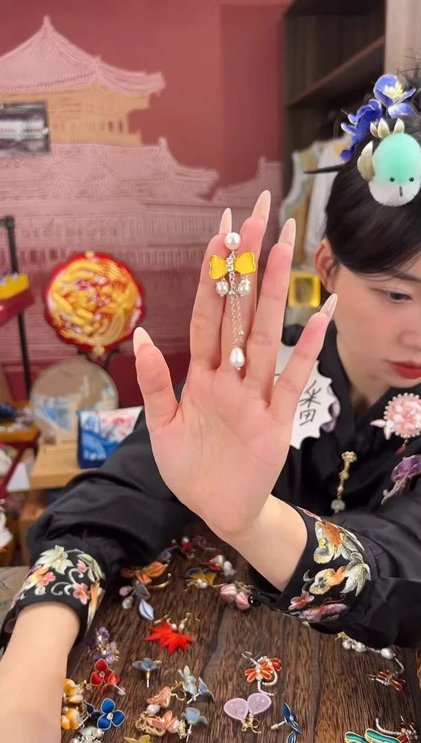 【闪购商品】刺绣苏绣世家非遗手工（耳环）