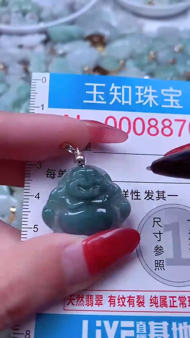 吊坠(不含链)未镶嵌翡翠8870