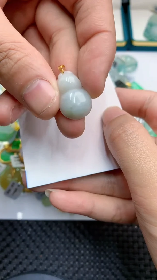 【闪购商品】翡翠颈饰18K金镶嵌            8