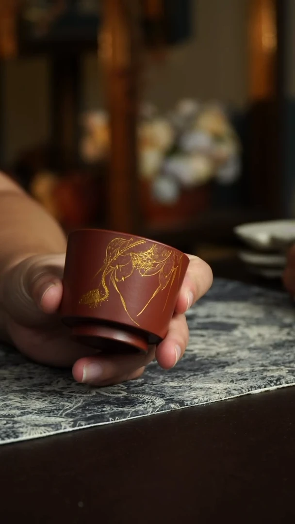 茶杯紫砂29号宜兴紫砂原矿作品