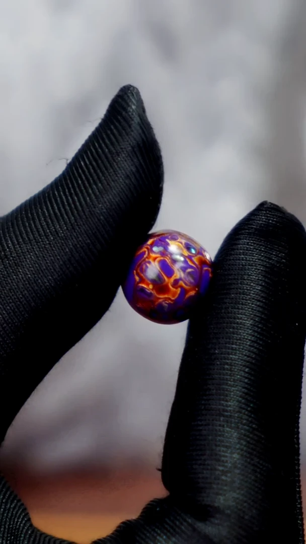 疯子大漆紫金螺钿13mm