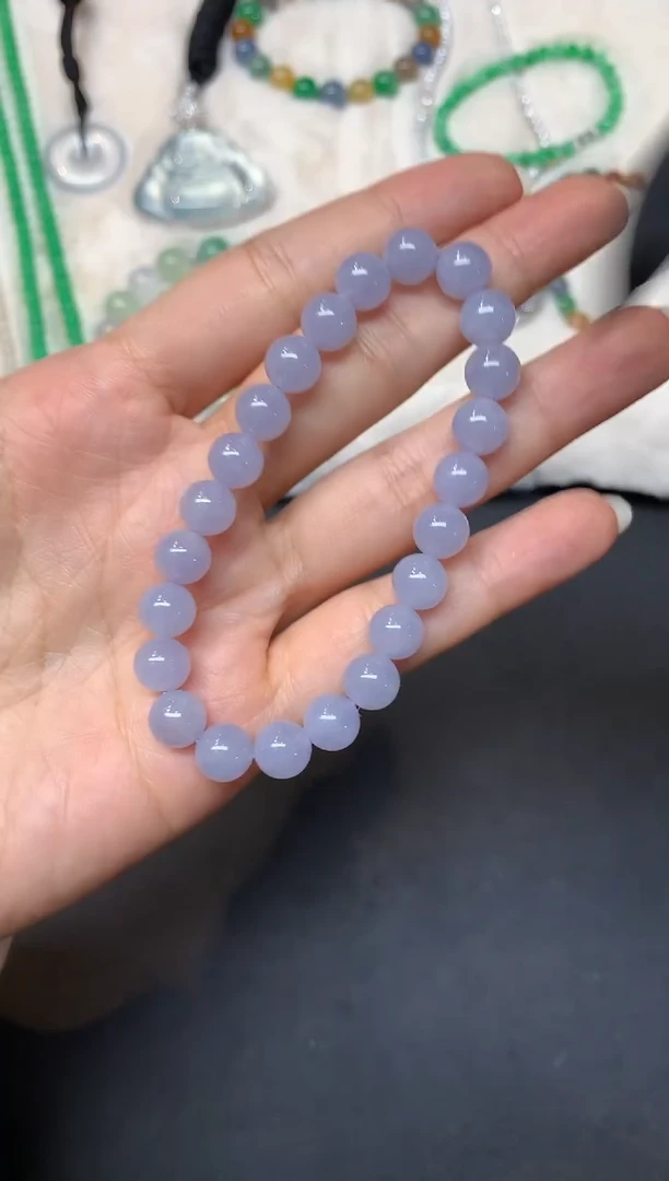 未镶嵌手串翡翠W37|4800