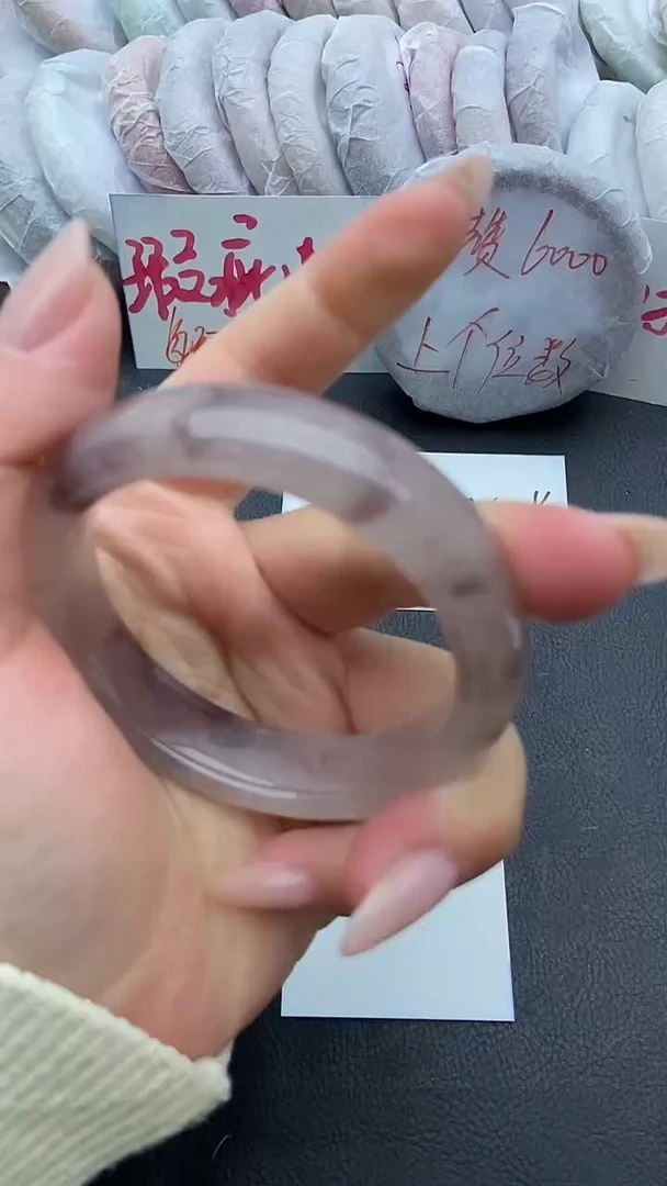 未镶嵌手镯石英质玉瑕疵22+56/57