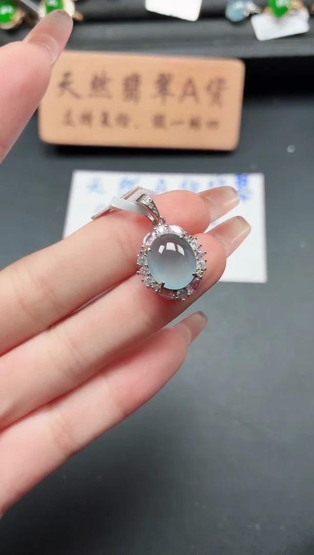 银S925镶嵌戒指翡翠11111