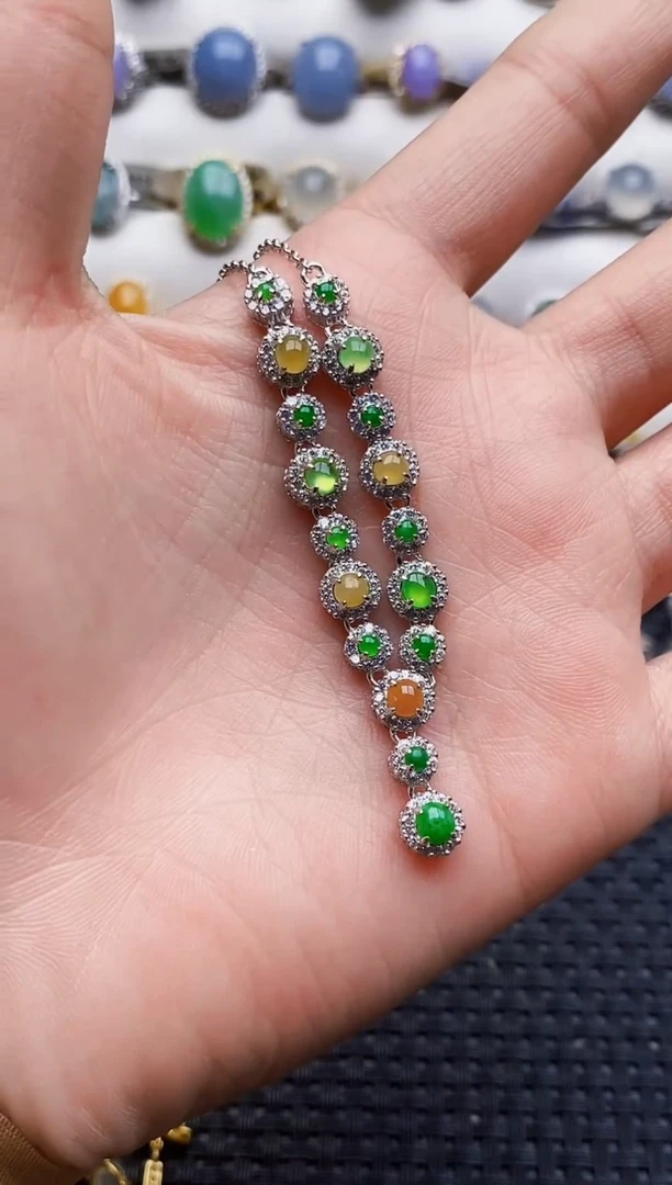 银S925镶嵌戒指翡翠4759