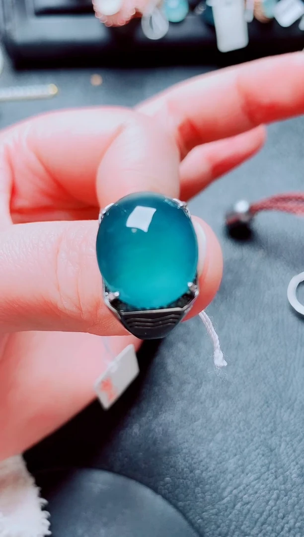 银S925镶嵌戒指翡翠1111