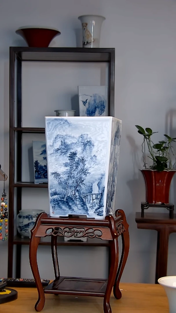 景德镇陶瓷手工花盆
