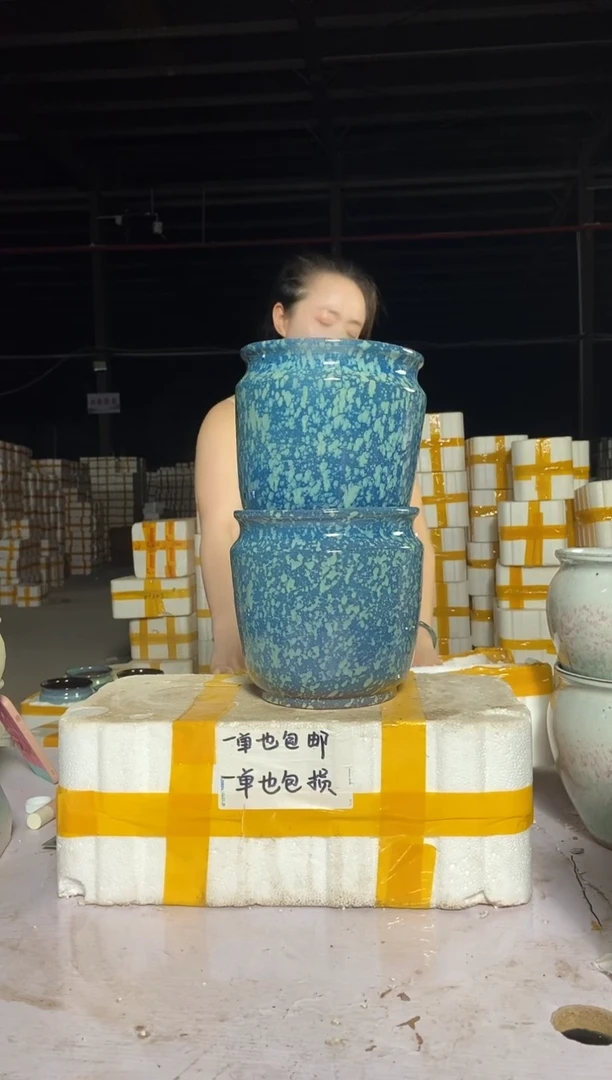 宜兴紫砂粗陶花盆21/21