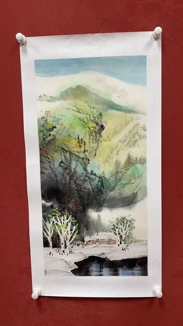 国画吴喜全国画作品2