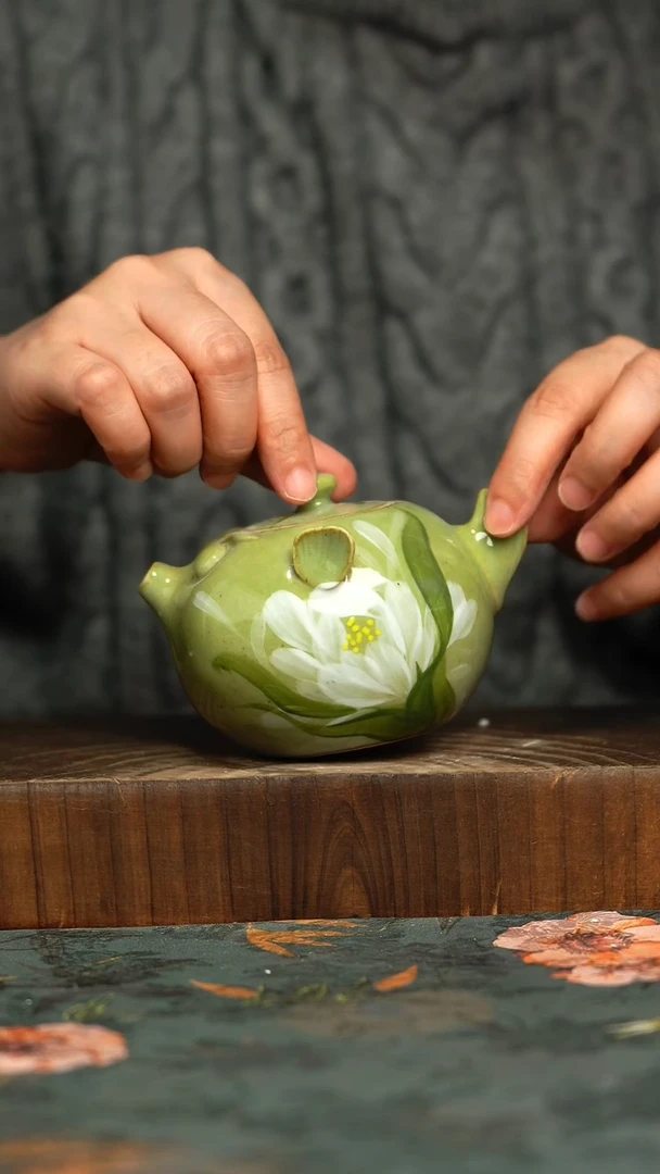 杯釉下彩手工手绘同款陶器