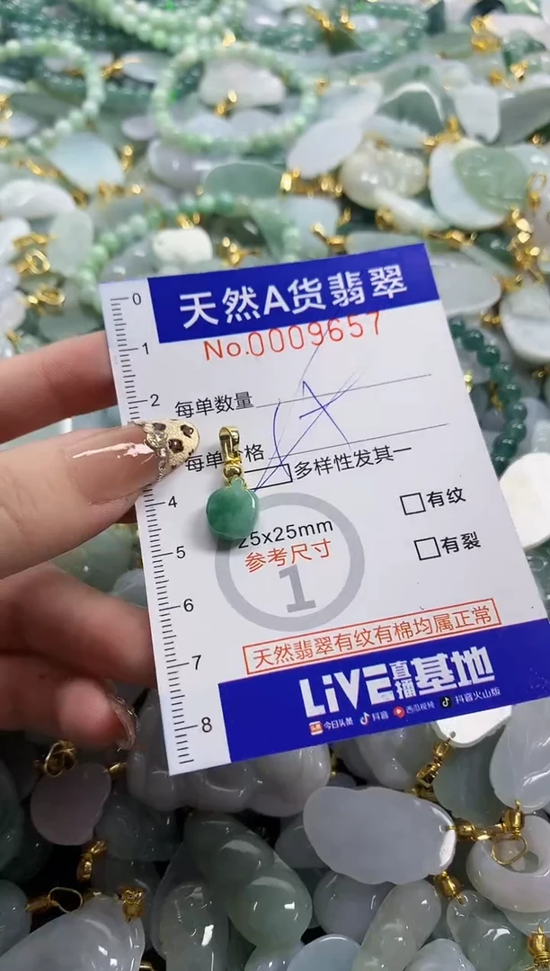 颈饰未镶嵌翡翠天然A货翡翠