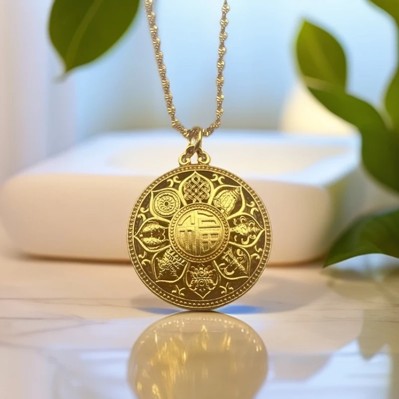 【七七专属】精时尚复古风合金八宝罗盘DZ61068赠合金链