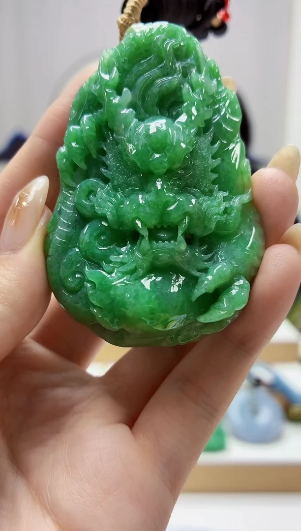 未镶嵌定制翡翠5060jw-毛货挂件119