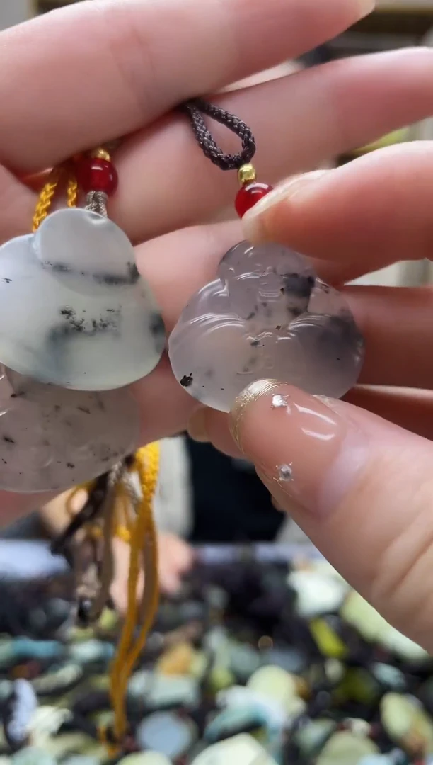 未镶嵌岫玉吊坠多样性发货*拍一发一