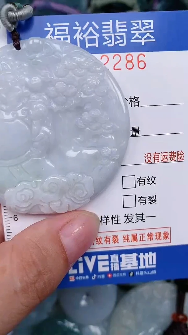 翡翠未镶嵌颈饰...0002286