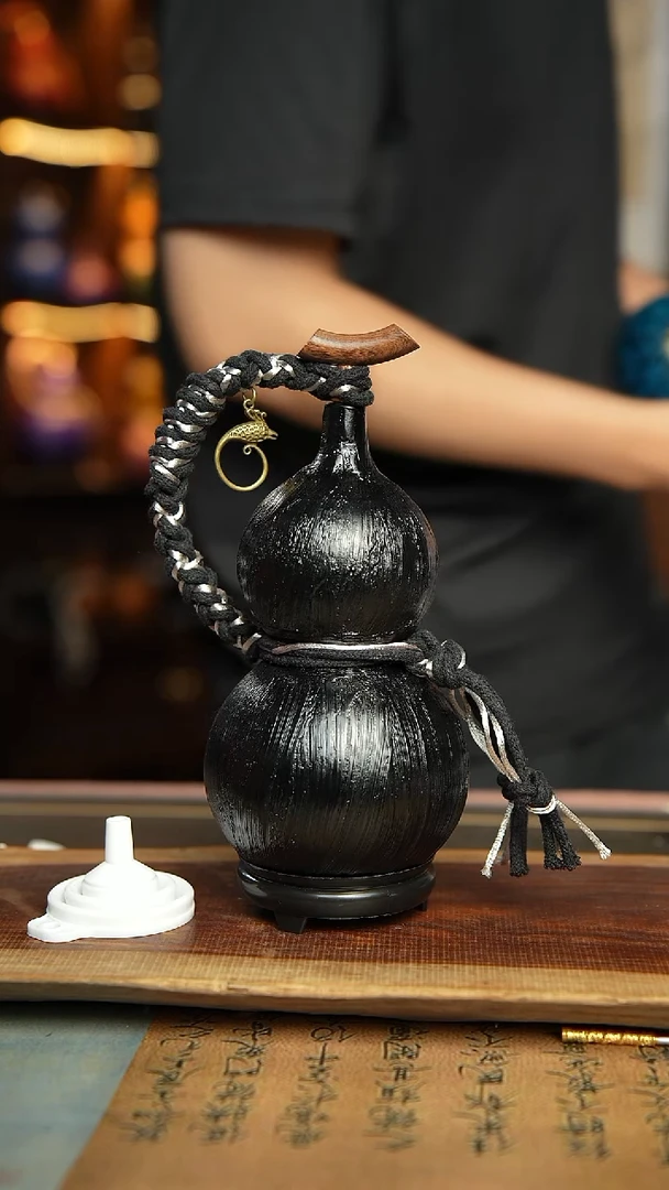 79号600ml左右非遗大漆酒葫芦号