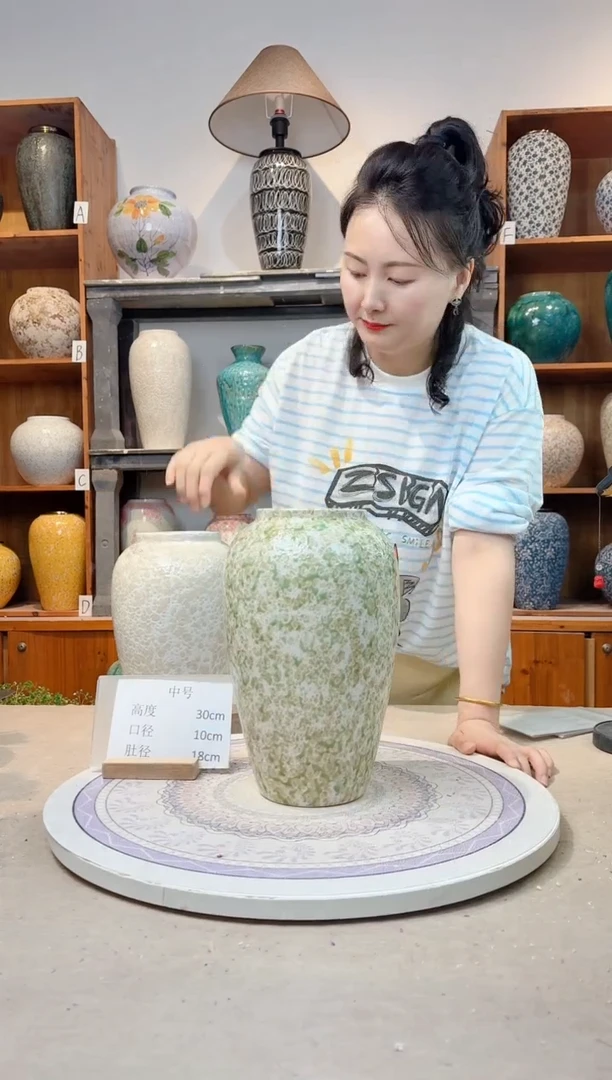 瓶陶瓷花瓶  春意盎然  中号 正品