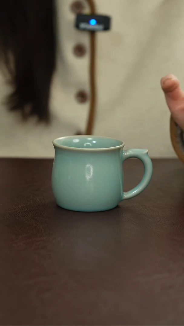 摆件陶原矿原釉汝宋汝瓷