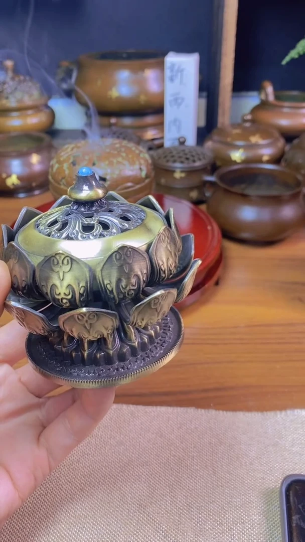 【闪购商品】苏工 普工精品铜 摆件熏香炉/摆件