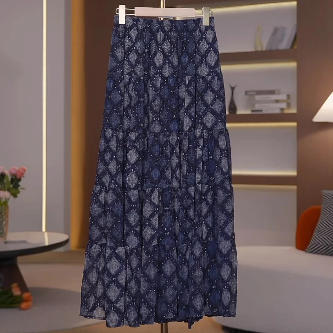 A Q3361 2025夏季新款气质显瘦小众半身裙