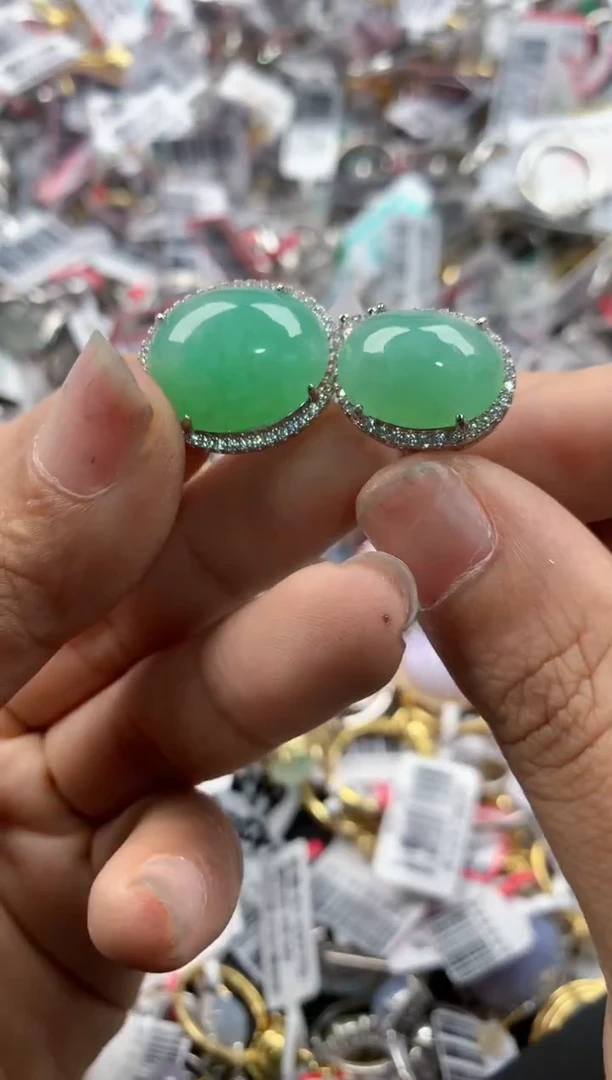 银S925镶嵌戒指翡翠17    3