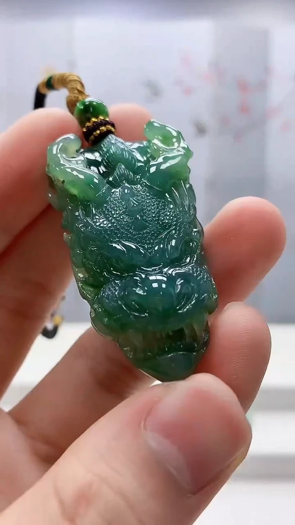 定制翡翠未镶嵌4898bb-毛货挂件70