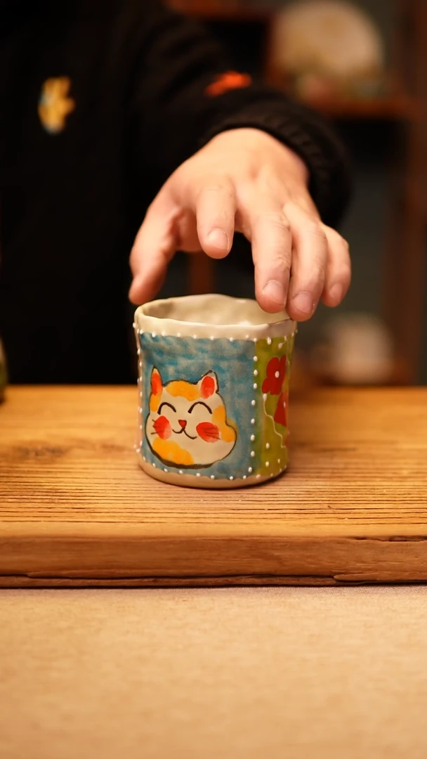 【闪购商品】@@陶园瓷舍@@纯手工手绘@高温釉下彩