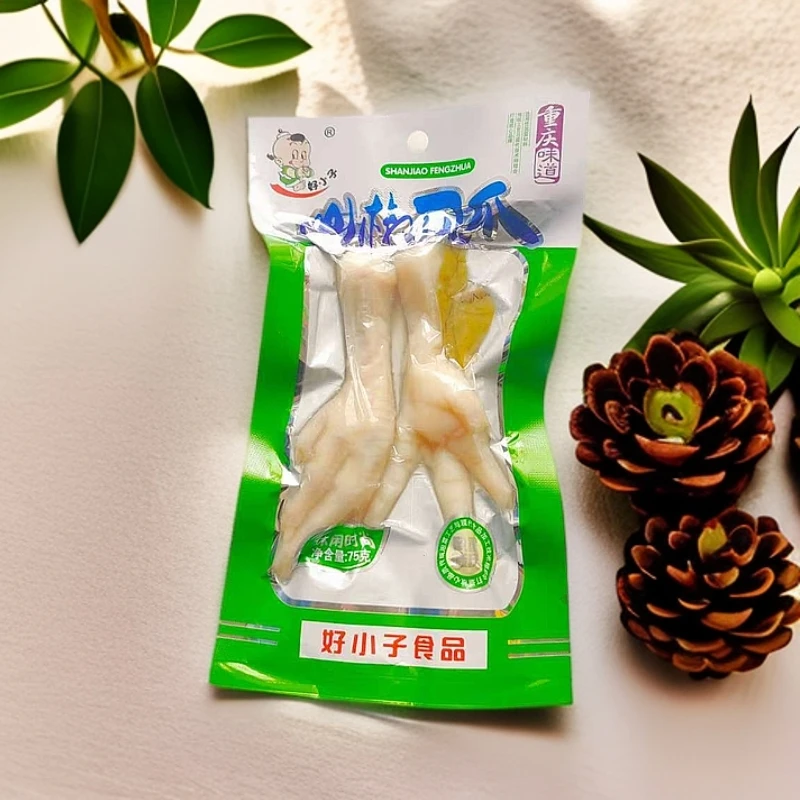 好小子 好小子山椒双凤爪75克重庆风味辣鸡爪泡椒凤爪泡椒鸡脚筋