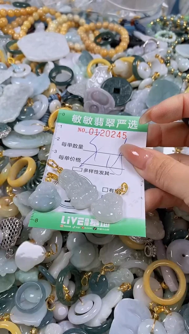 【闪购商品】翡翠颈饰未镶嵌闪购0120245多样性发其一