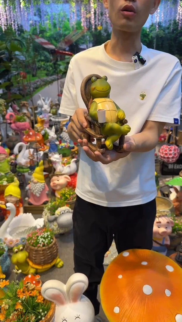 无花朵花园庭院摆件&00&