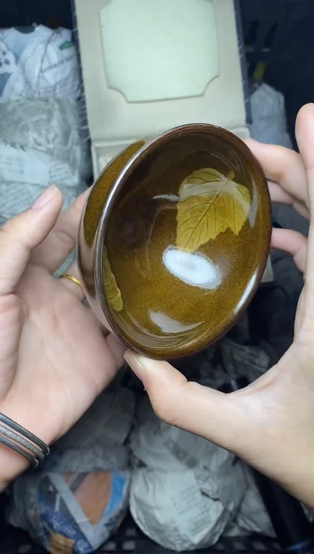 茶盏木叶 柴窑  盏三疯建盏茶器