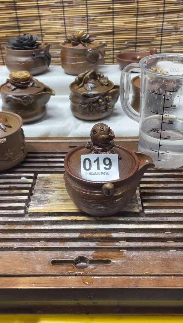 【闪购商品】杯019精美粗陶手工柴烧