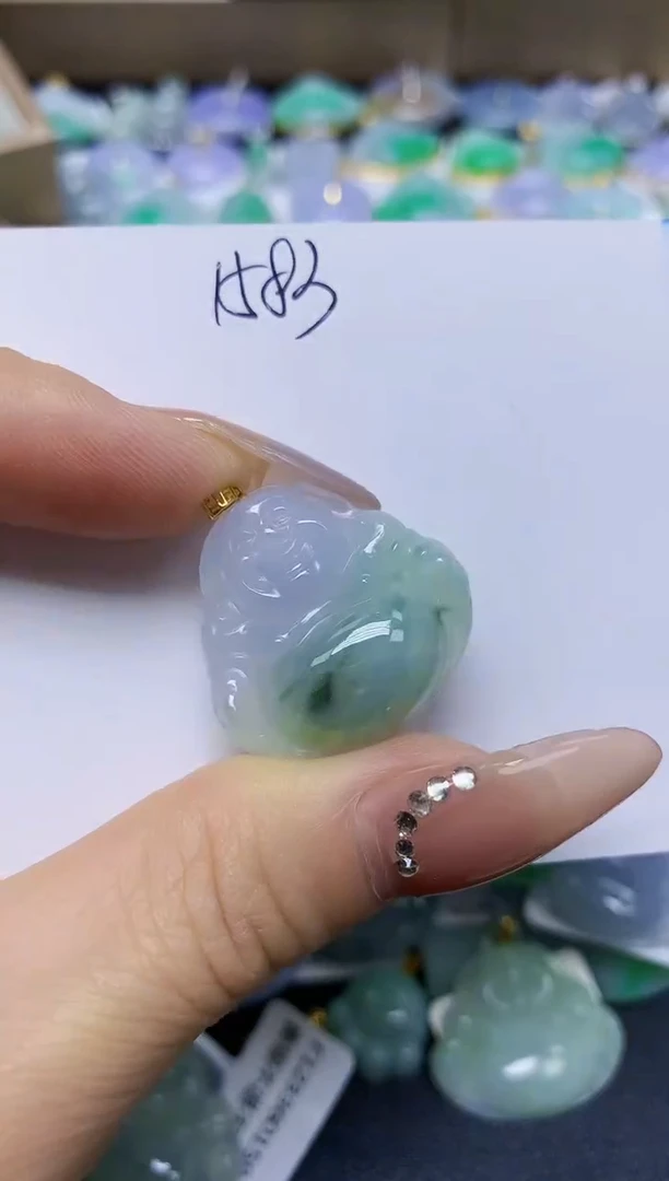 翡翠未镶嵌颈饰 天然缅甸翡翠A货