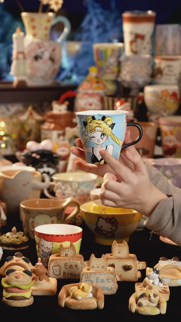 其他陶景德镇釉下彩手绘设计师款陶瓷