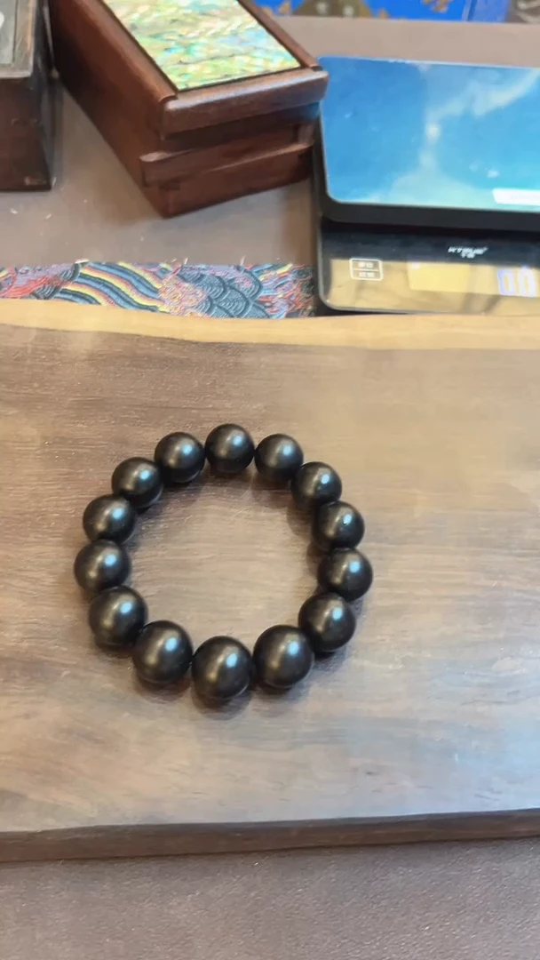 手串未镶嵌和田玉和田玉卡16圆珠手串M005