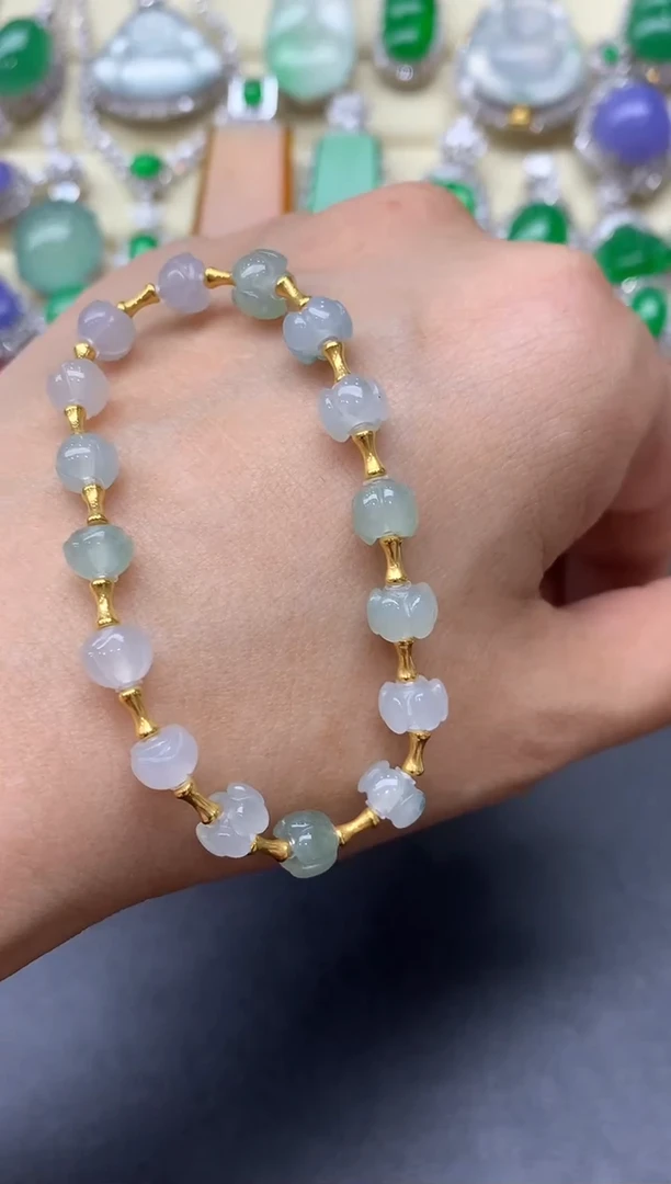 未镶嵌手链翡翠93-中国好珍宝