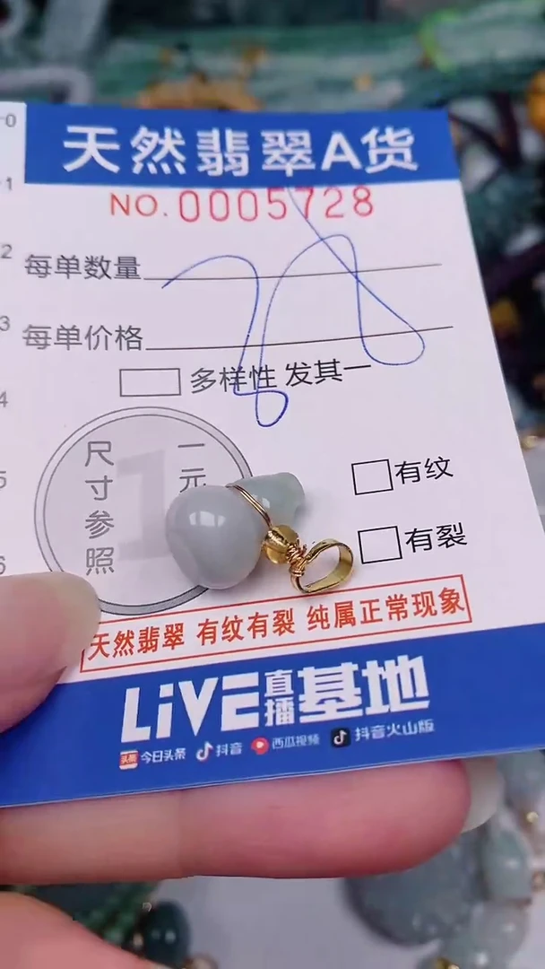 翡翠未镶嵌颈饰00005728