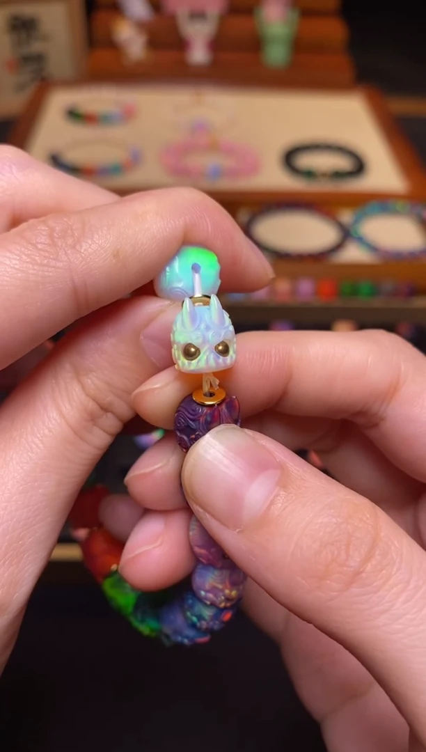 【闪购商品】树脂制品10mm+人工欧泊呆呆12