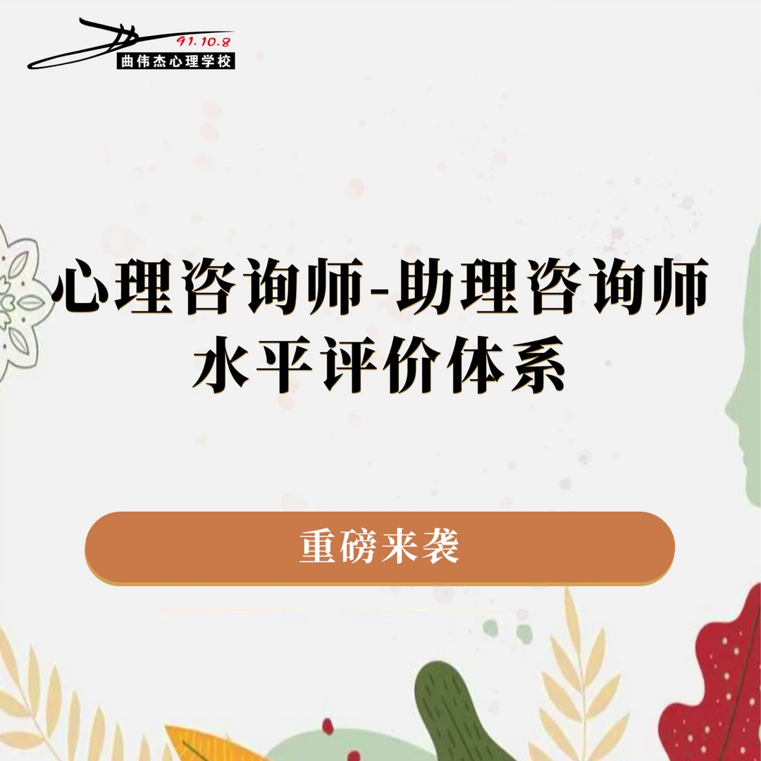 [曲伟杰心理]水平评价体系
