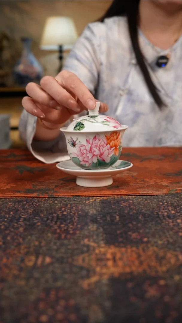 杯景德镇陶瓷杯碗柴烧多人